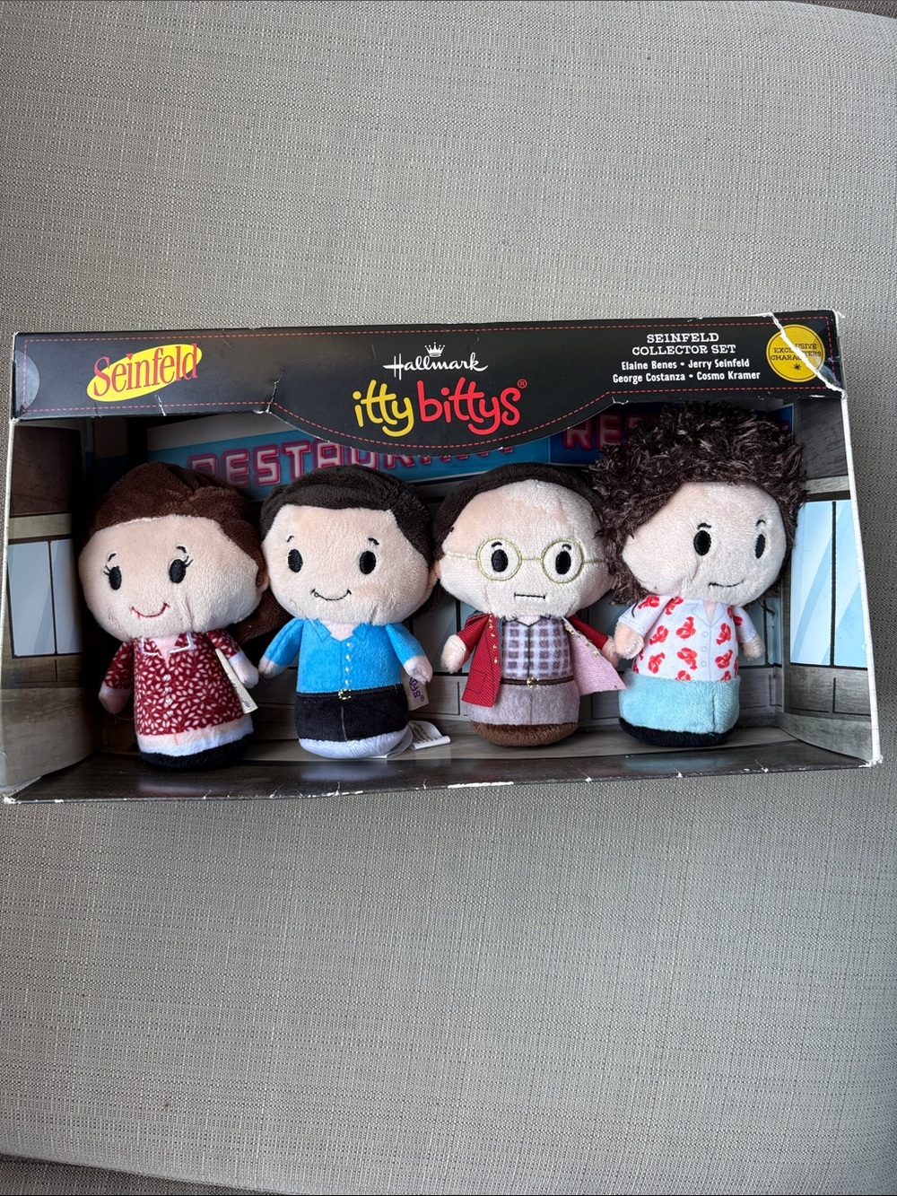 NIB Seinfeld Plush Itty Bittys Toy Collectables